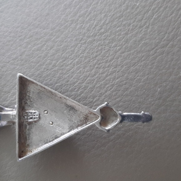 Genuine silver and lapis pendant. - Picture 4 of 5